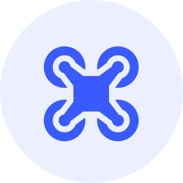 Blue-drone 